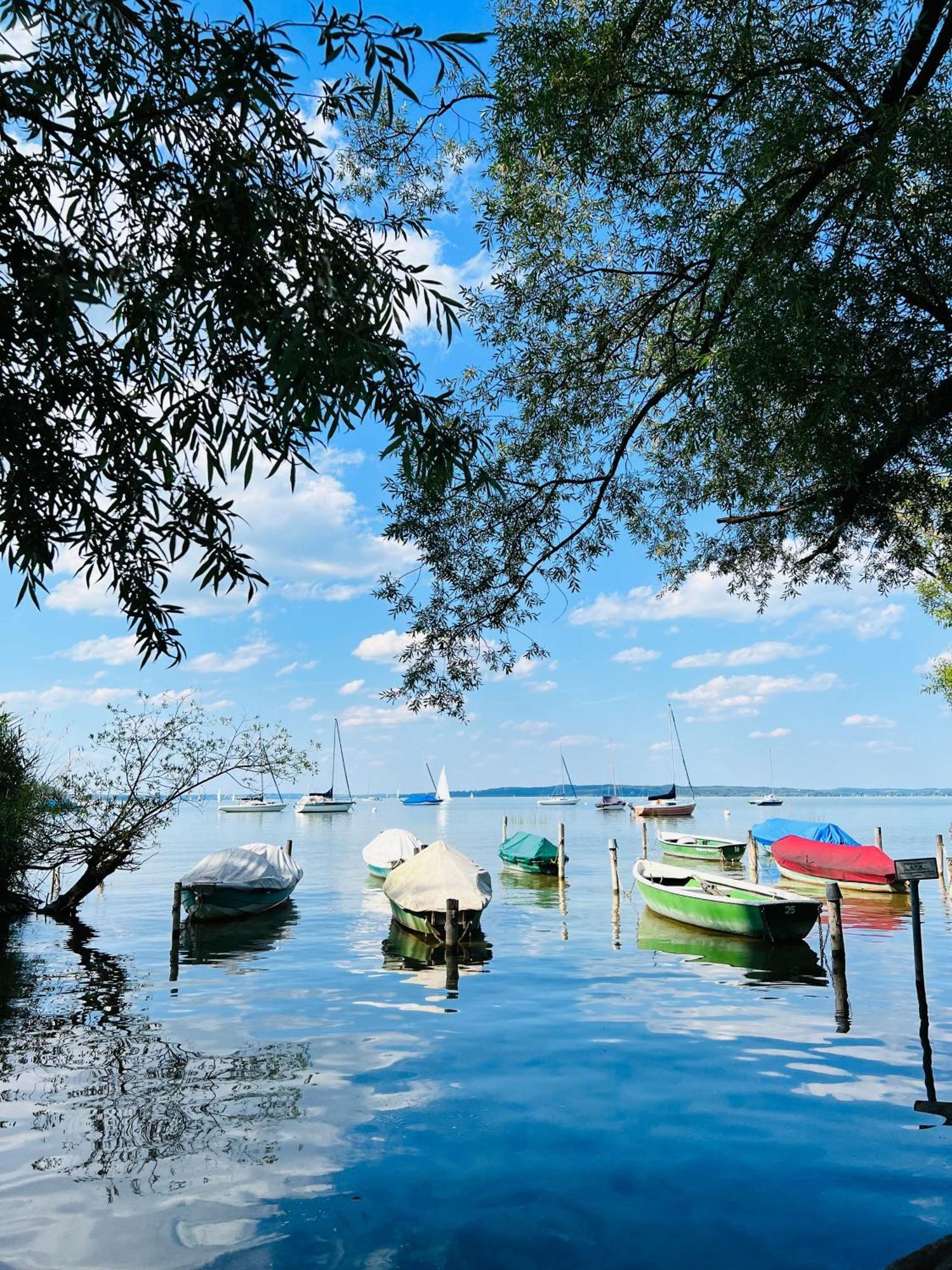 Schlafen Im Atelier - Einzigartiges Gaestezimmer Am Ammersee Schondorf am Ammersee Exterior foto